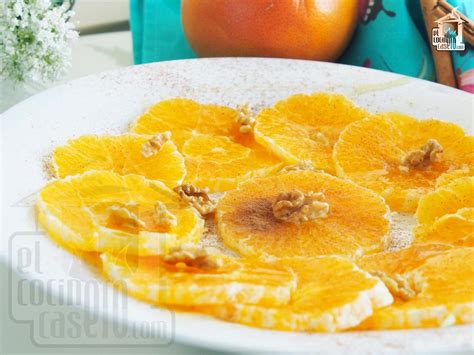 Naranjas Con Miel Y Canela El Cocinero Casero Postres