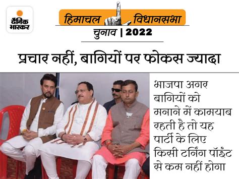 Himachal Assembly Elections 2022 Scrutiny Of Nominations Bjp And