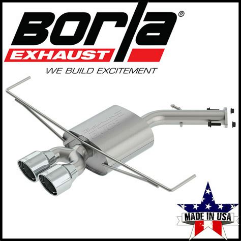 Borla S Type Axle Back Exhaust System Fits 2019 2022 Hyundai Veloster 1