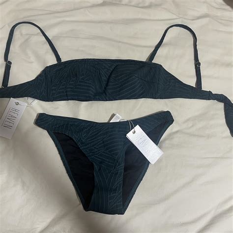 Heaven Forest Green Bikini Never Worn Tags And Depop