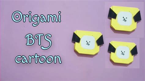 Bt21 Chimmy Origami Bts Character Paper Origami Origami Paper Craft