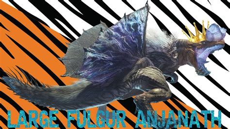 Monster Hunter World Iceborne Large Gold Crown Fulgur Anjanath Event