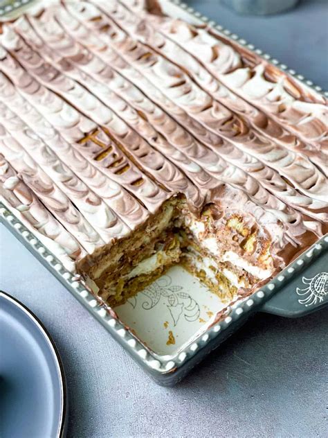 Tastegreatfoodie No Bake Graham Cracker Coffee Cake Desserts