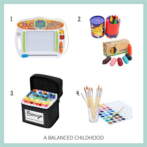 Art Supplies for Toddlers and Kids