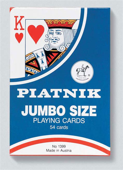 Giant Size Single Deck Playing Cards Piatnik Puzzle Warehouse