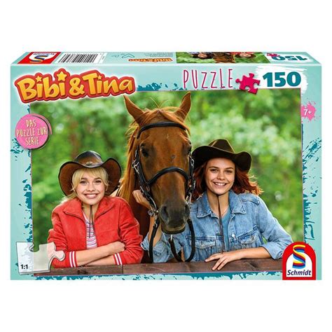 Schmidt Spiele Kinderpuzzle Bibi und Tina Ein Herz für Pferde 150