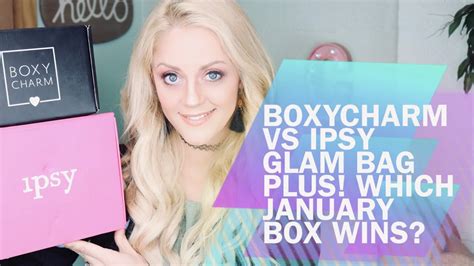 Ipsy Glam Bag Plus Vs Boxycharm January Unboxings Which Subscription