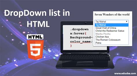 Dropdown List In Html Examples On How Dropdown List Works In Html