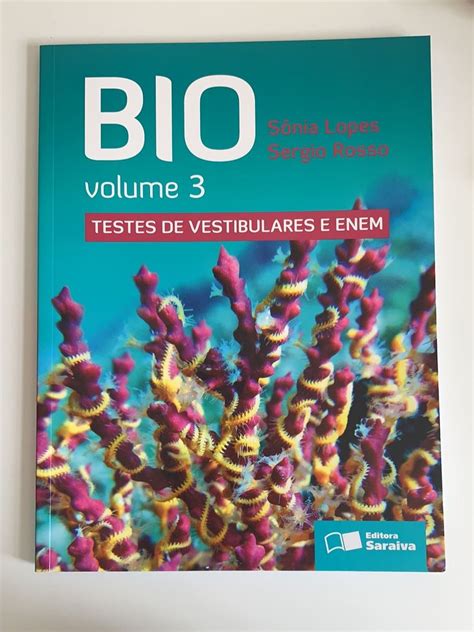 Bio Volume Testes Vestibulares E Enem Livro Editora Saraiva Nunca