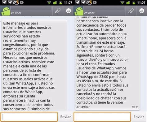 El Spam Llega A Whatsapp Con Mensajes En Cadena