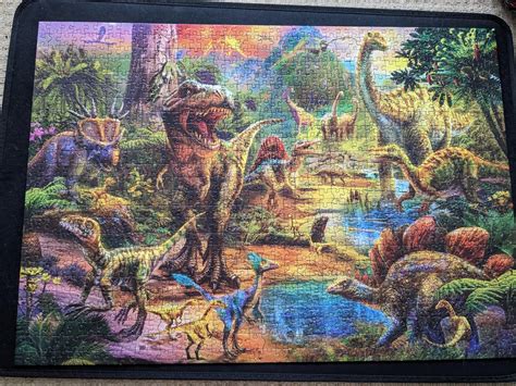 Dinosaur puzzle- Educa 1000 pieces : r/Jigsawpuzzles