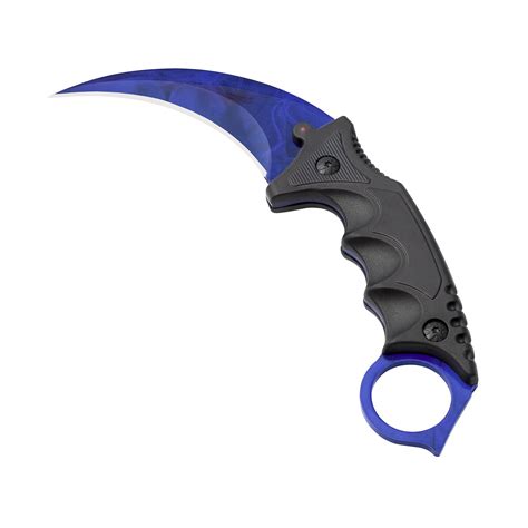 Premium Karambit Sapphire Real Life Knife Cs Customizado Irl Por