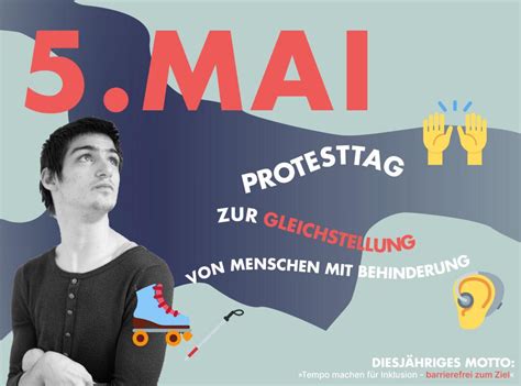 Protesttag Zur Gleichstellung Von Menschen Mit Behinderung