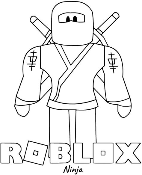 Roblox Ninja Kolorowanka Do Wydruku E Kolorowanki Eu