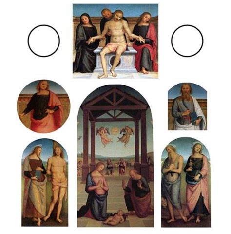 Il Polittico di Sant Agostino l opera più complicata del Perugino