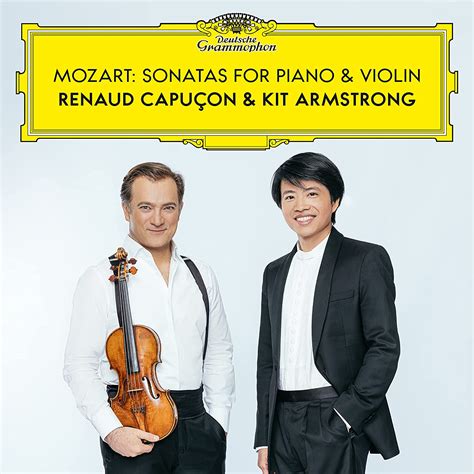 Renaud Capuon Kit Armstrong Mozart Sonatas For Piano Violin 4 CD