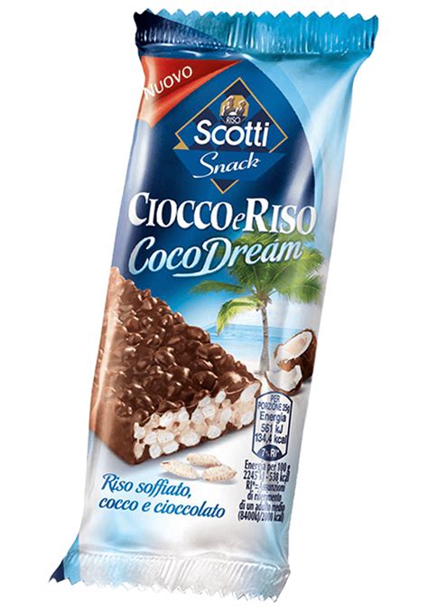 CioccoeRiso CocoDream Riso Scotti Snack