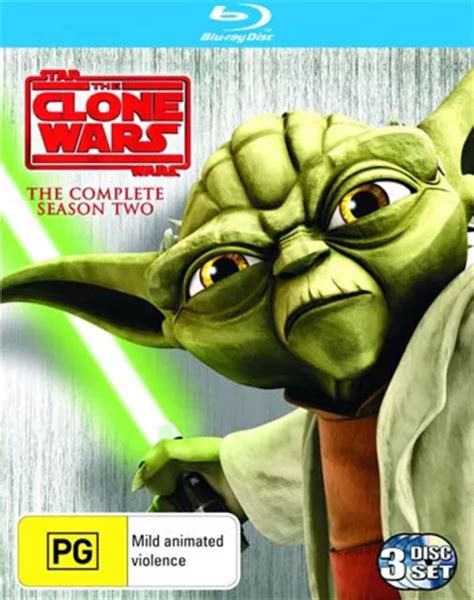 Star Wars Clone Wars Animated Season Blu Ray Series Two Australia