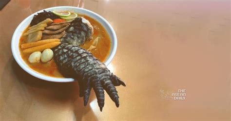 Taiwanese Restaurant Offers Unique "Godzilla Crocodile Ramen" Dish ...