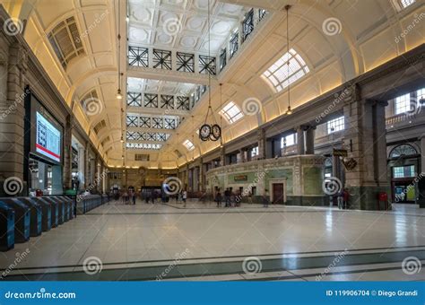 Retiro Train Station - Buenos Aires, Argentina Editorial Stock Image - Image of arrival ...