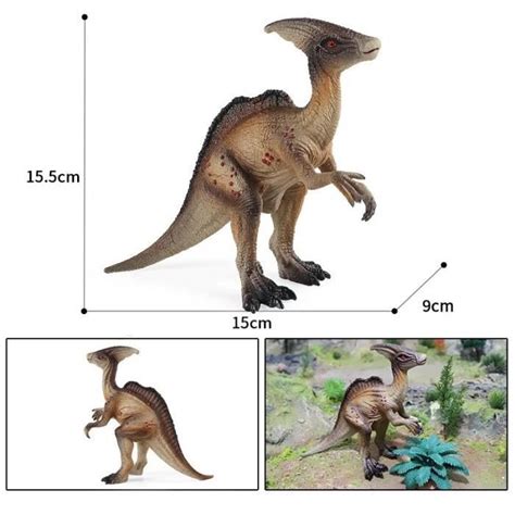 Parasaurolophus Dinosaure De Grande Taille En Plastique Solide Pour