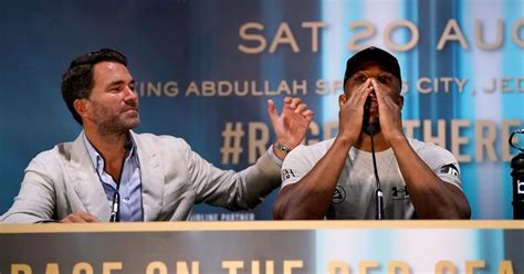 anthony joshua breaks   tears   reflects  oleksandr usyk