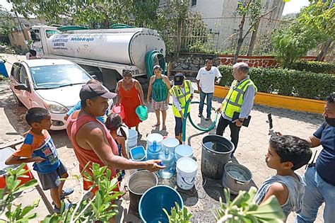 Refuerza Evelyn Plan Emergente De Agua En Pipas Para Acapulco