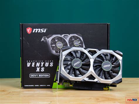 Card màn hình MSI GTX 1650 D6 VENTUS XS 4G OC Chính Hãng