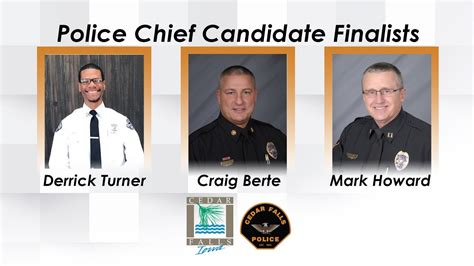 Cedar Falls Police Chief Candidates Meet And Greet Youtube