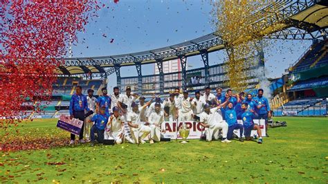 Mumbai Clinches 42nd Ranji Trophy Title After 8 Long Years