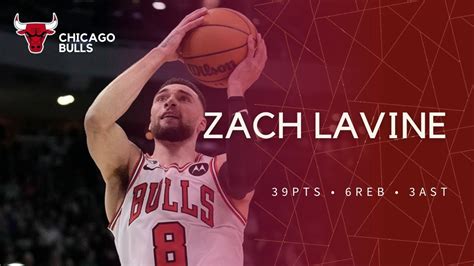 Zach Lavine 39 Pts 6 Reb 3 Ast Vs Toronto Raptors Nba Zachlavine