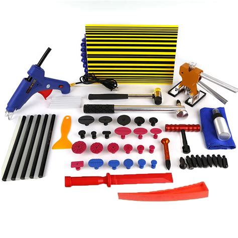 WHDZ PDR Kit Auto Body Paintless Dent Removal Hail Removal Tool Dent ...