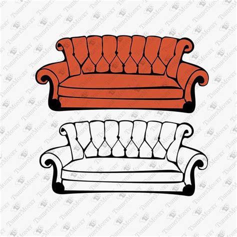 Friends Show Sofa Svg Friends Show Couch Svg Couch Sofa Svg Sofa