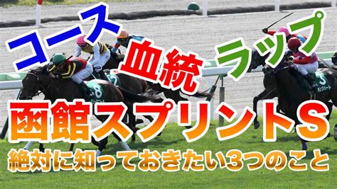 【函館スプリントステークス2020】函館ssを予想する前に絶対に知っておきたい3つのこと｜競馬ブログ K Ba Life