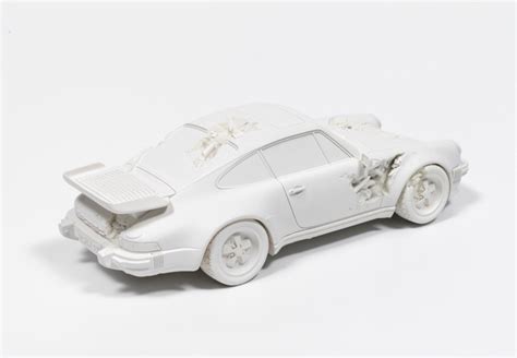 Eroded Porsche Turbo White By Daniel Arsham On Artnet