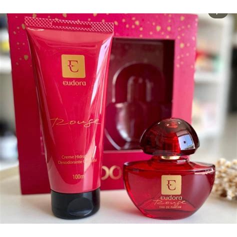 Kit Eudora Rouge Eau De Parfum Mini 2 Itens Shopee Brasil