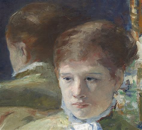Mary Cassatt Impressionist Fine Art Print Woman With A Fan