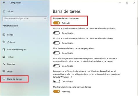 Cómo bloquear o desbloquear la barra de tareas en Windows 10 WinNotas