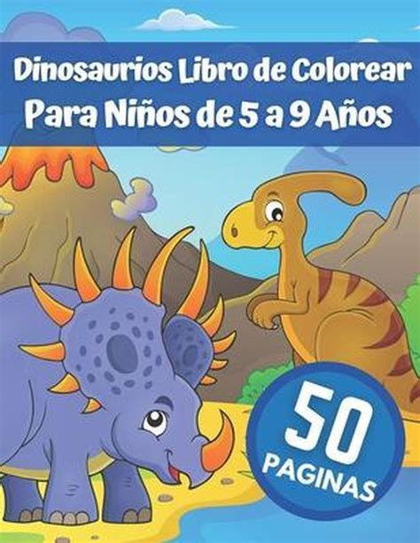 Dinosaurios Libro De Colorear Para Ninos De A Anos Jacob Brown