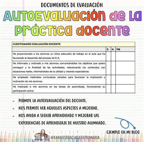 Evaluación De La Práctica Docente Ejemplos