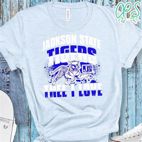 Jackson state tigers PNG file template | CustomPartyShirts Studio