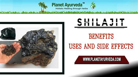 Shilajit Benefits Uses And Side Effects Planet Ayurveda Youtube