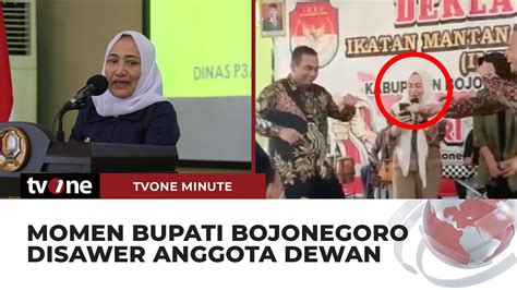 Viral Video Bupati Bojonegoro Disawer Anggota Dewan TvOne Minute