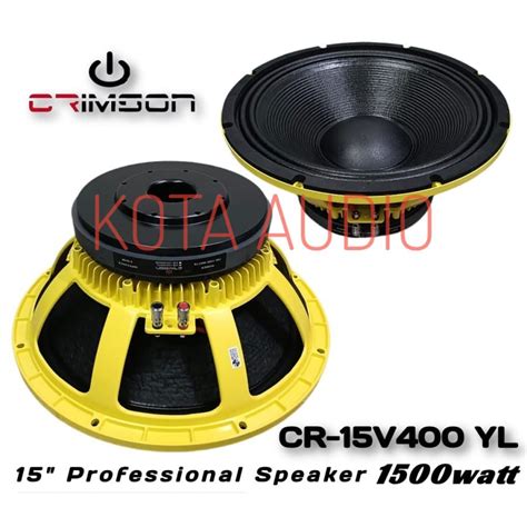 Jual Speaker Komponen Crimson Cr V Crimson Cr V Yl Inch