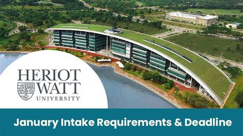 Heriot Watt University January 2025 Intake Requirements And Deadline