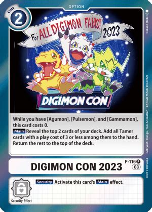 DIGIMON CON 2023 (P-116) - Digimon Card Database - DigimonCard