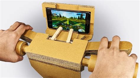 How To Make Gaming Steering From Cardboard YouTube