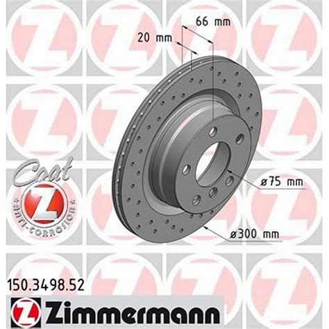 Zimmermann Sport Bremsscheiben Mm Bel Ge Wako F R Bmw F F