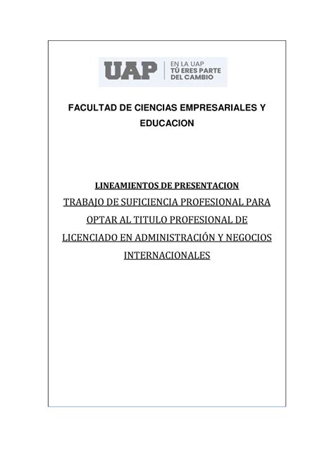 04 E P AN Lineamientos Y Normas DE Redacción PARA LA Presentacion DEL