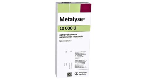 Metalyse Unidades Mg Vial Polvo Para Solucion Inyectable